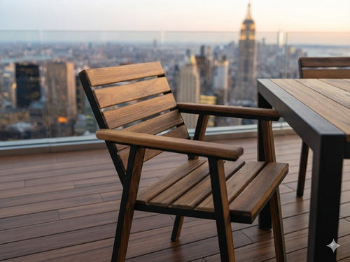 SET COMEDOR TERRAZA 7 PZ ACACIA
